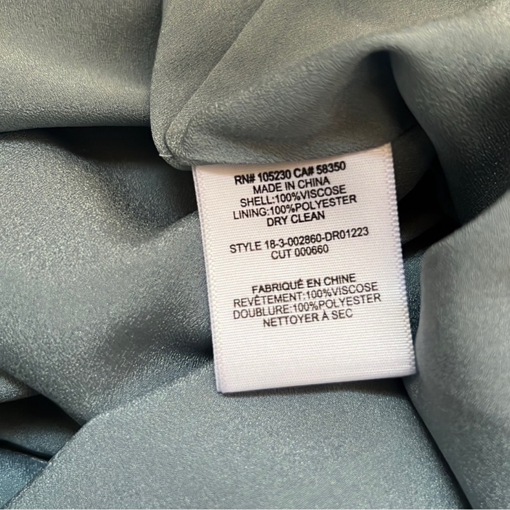 Joie Blue Long Sleeve V-Neck - Picture 14 of 14